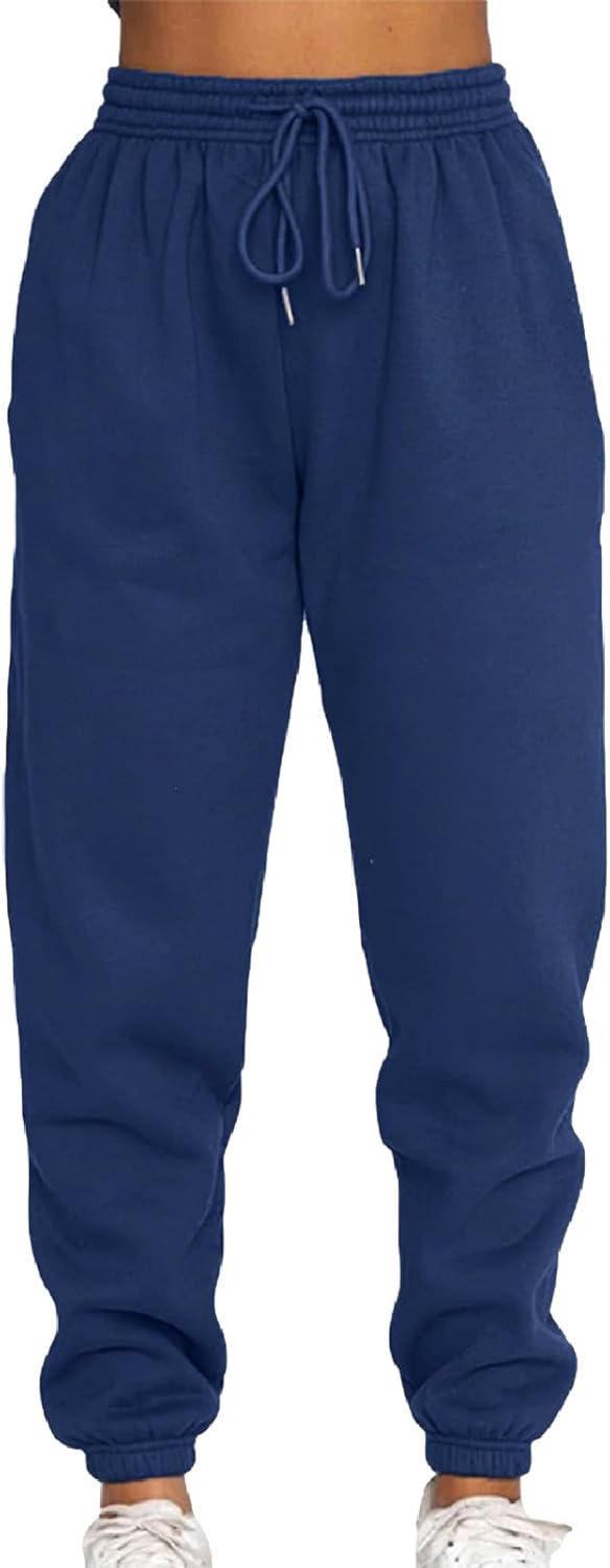 amropi Survêtement Femme Ensemble doublée de Fourrure Sweat à Pullover et Pantalon Jogging