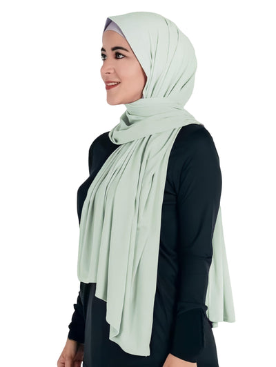 Lina & Lily Hijab Femme Musulmane, Foulard de Tête, Tissu en Jersey Modal Opaque, Maxi 180 X 80cm