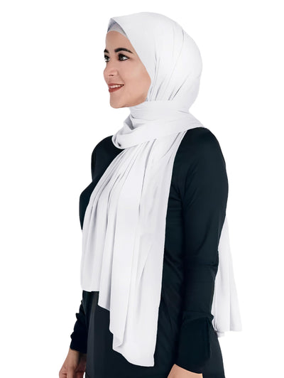 Lina & Lily Hijab Femme Musulmane, Foulard de Tête, Tissu en Jersey Modal Opaque, Maxi 180 X 80cm