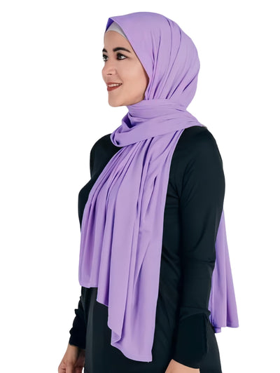 Lina & Lily Hijab Femme Musulmane, Foulard de Tête, Tissu en Jersey Modal Opaque, Maxi 180 X 80cm
