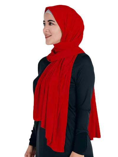 Lina & Lily Hijab Femme Musulmane, Foulard de Tête, Tissu en Jersey Modal Opaque, Maxi 180 X 80cm