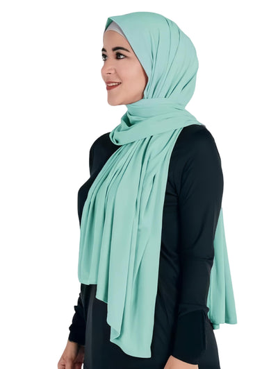 Lina & Lily Hijab Femme Musulmane, Foulard de Tête, Tissu en Jersey Modal Opaque, Maxi 180 X 80cm