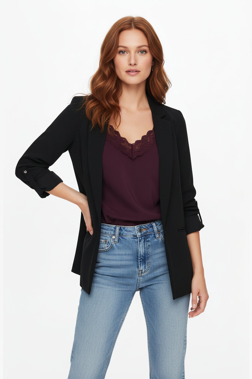 Only Blazer 3/4 Sleeve Blazer