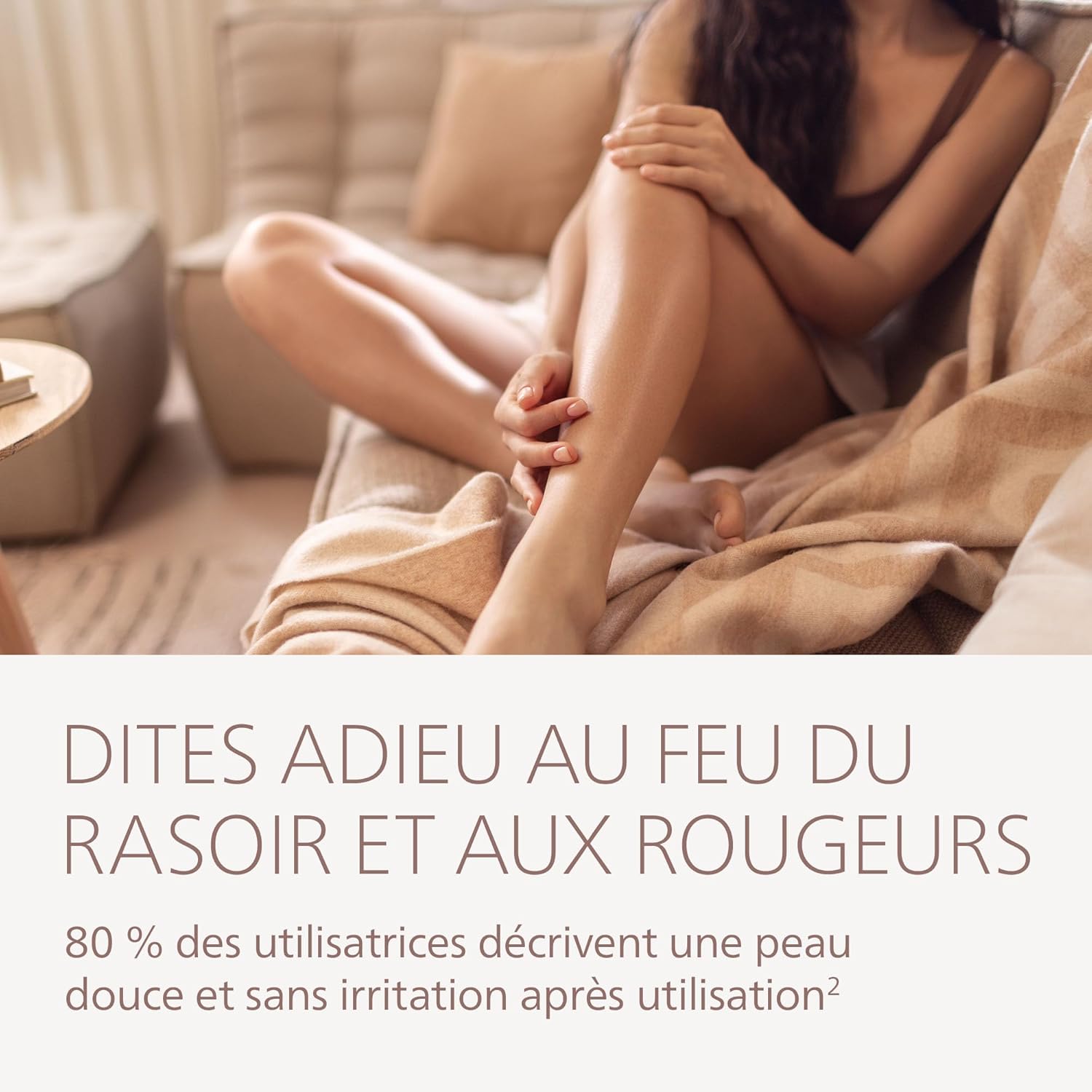 Philips Lady Shaver série 8000 – rasoir sans fil, sur peau sèche ou mouillée, système de rasage à 3 lames, tête de rasage flexible, éclairage LED, jambes et corps, autonomie 100 min, modèle BRL129/00